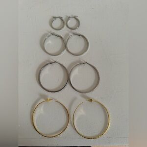 Gorjana Taner and other brands Classic Hoop Earring Lot